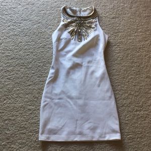 Bebe white dress